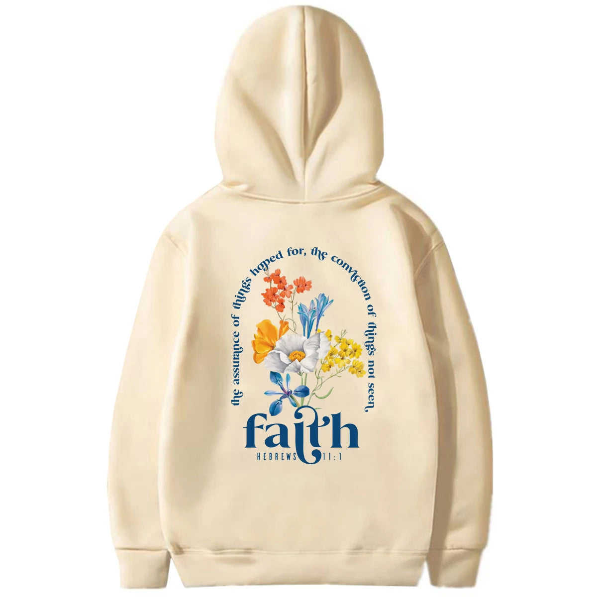 Aesthetic Christian Hoodie - Inspirational Bible Verse Design