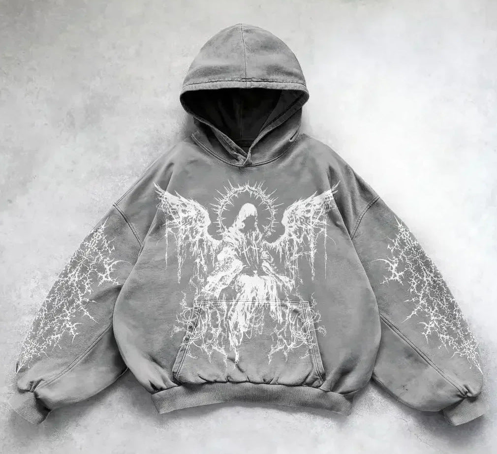 Printed Casual Hoodie American Sweater