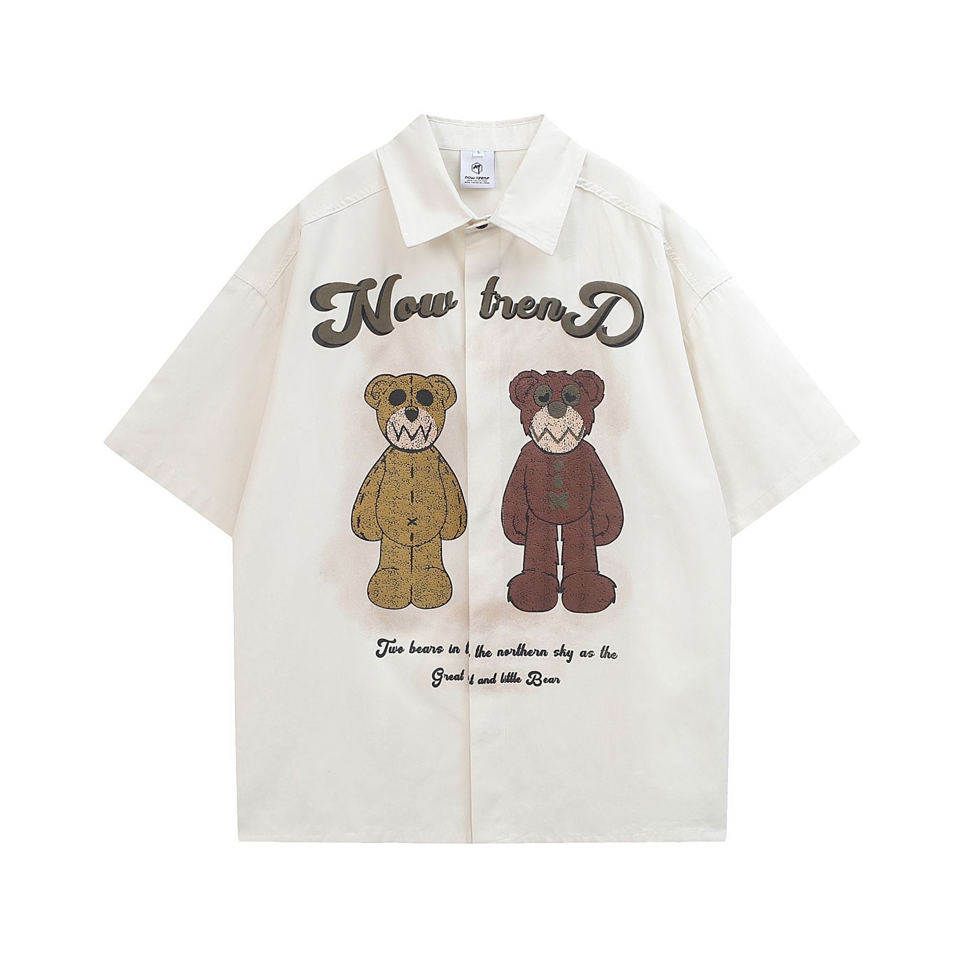 European Hip Hop Letter Short Sleeve Shirt For Men And Women