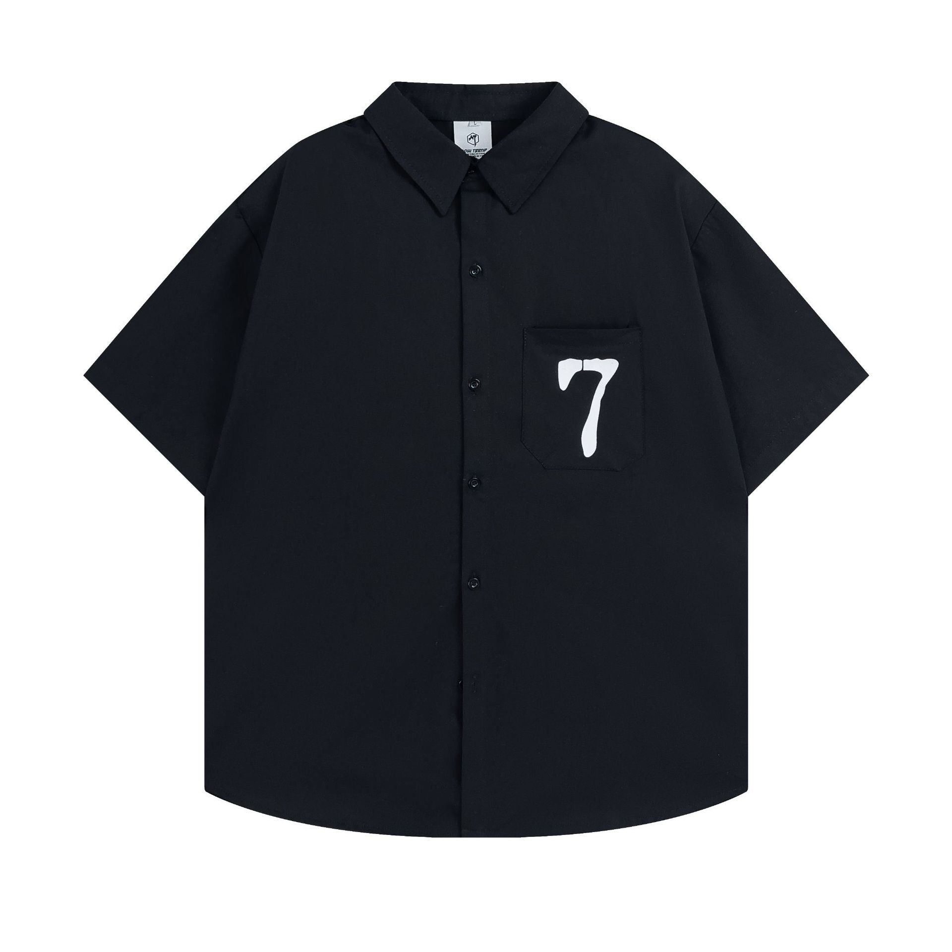 European Hip Hop Letter Short Sleeve Shirt For Men And Women