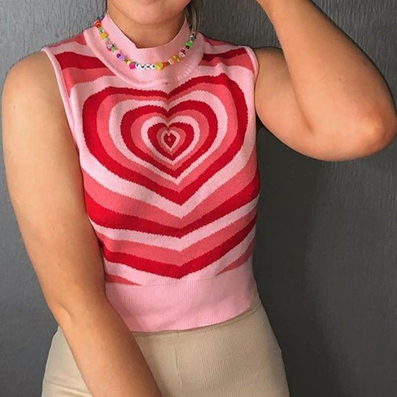 Printed Half-High Neck Long Sleeve Sweater - Slim Fit Summer Style