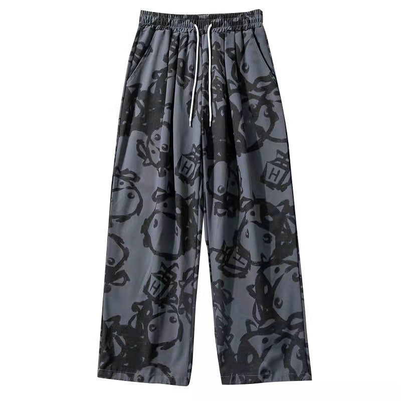Men's Graffiti Retro Casual Street Pants
