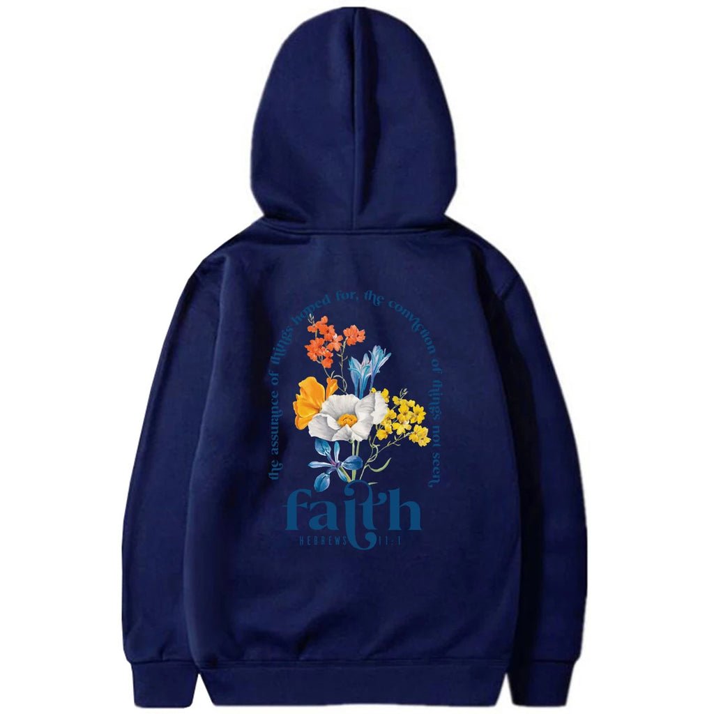 Aesthetic Christian Hoodie - Inspirational Bible Verse Design