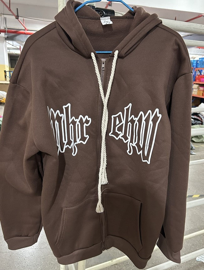 Men's Trendy All Match Cardigan Hooded Sweatshirt