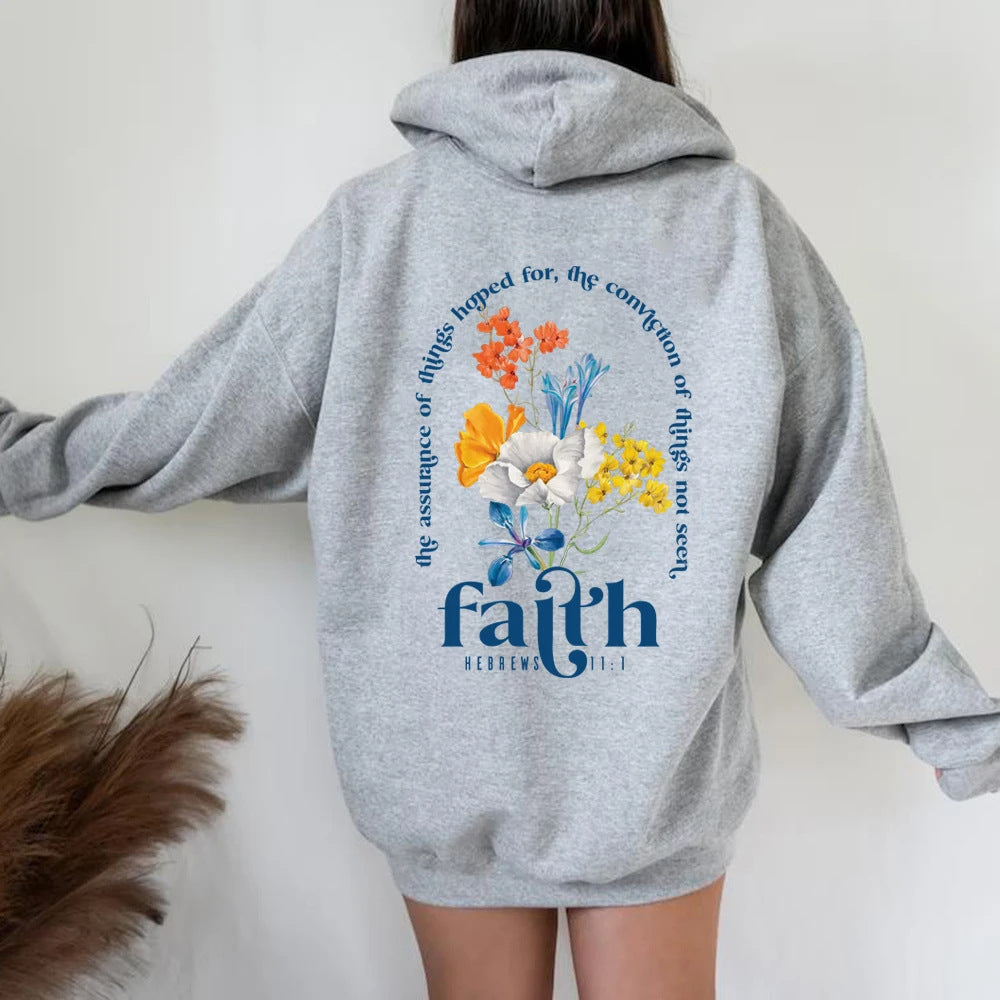 Aesthetic Christian Hoodie - Inspirational Bible Verse Design
