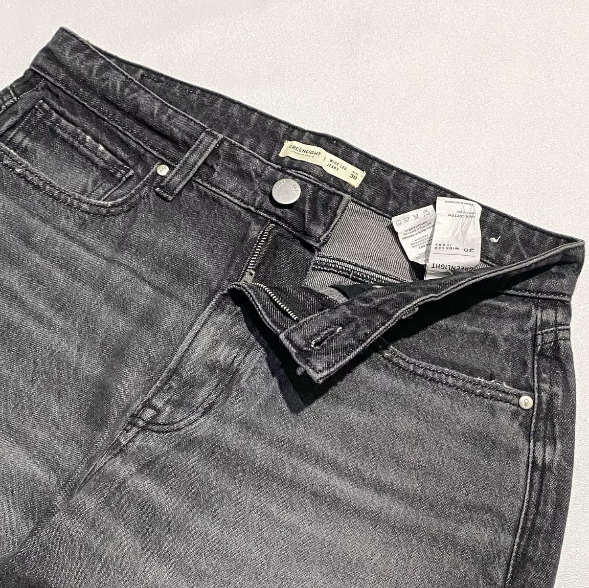 Retro Loose Fit Wide Leg Trousers - Vintage Casual Pants