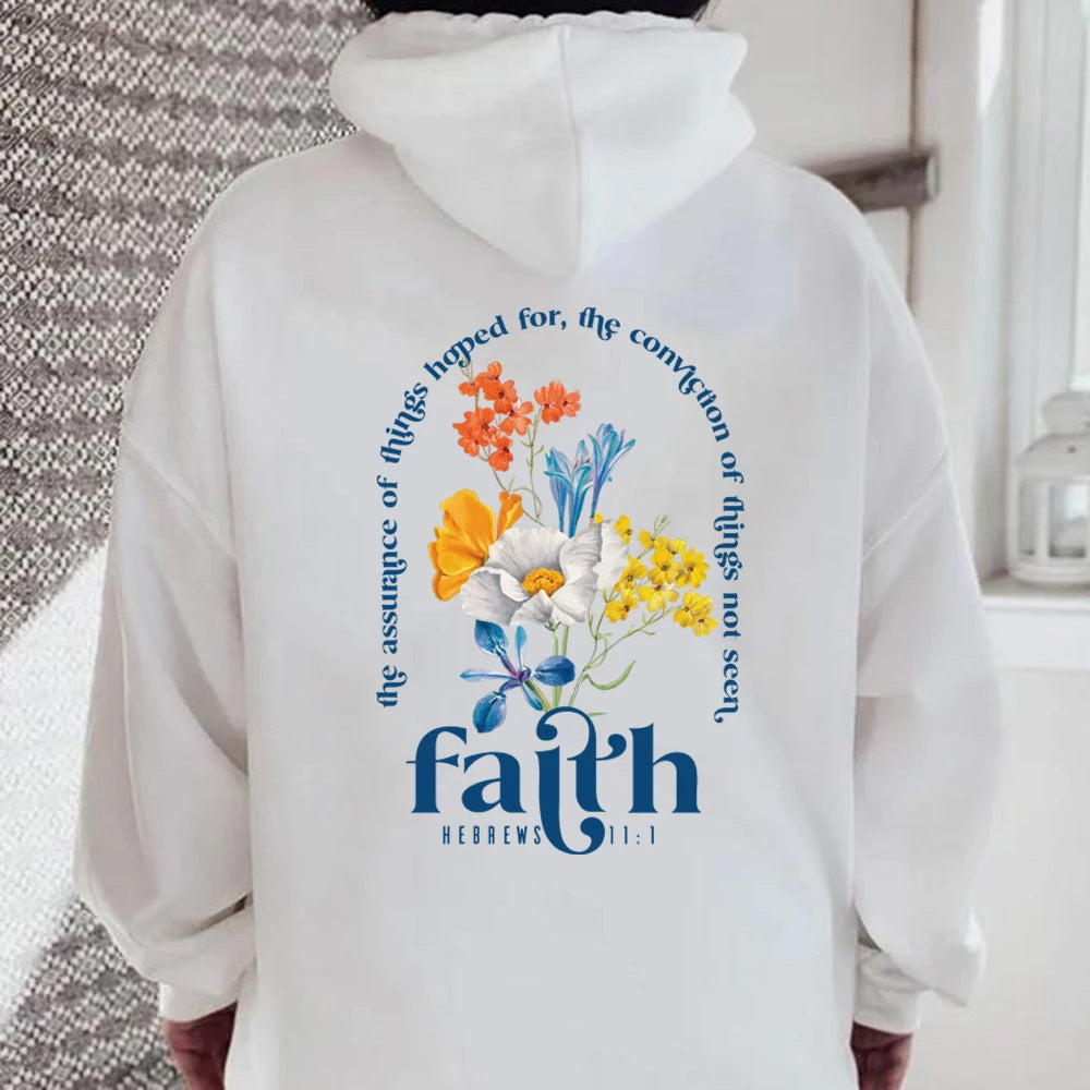 Aesthetic Christian Hoodie - Inspirational Bible Verse Design